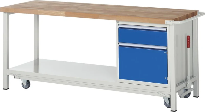 RAU, établi abaissable 8000 - Modèle 8152 B2000 x P700 x H880 mm