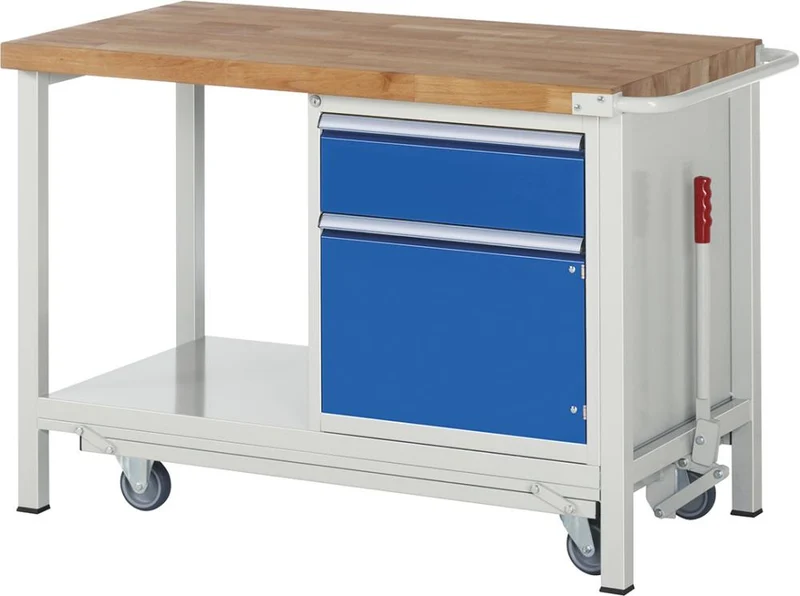 RAU, établi abaissable 8000 - Modèle 8152 B1250 x P700 x H880 mm