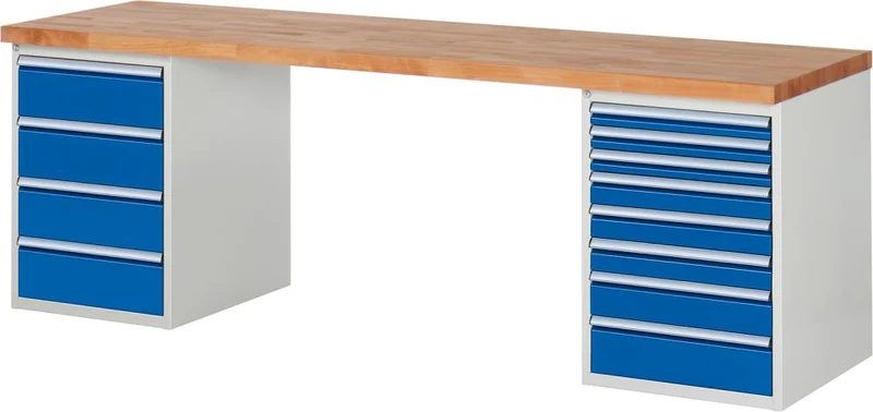 Établi RAU, modèle 7822 B 2500xP 700xH 840mm
