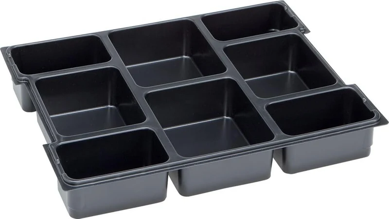 L-BOXX NEUTRE, insert pour petites pièces pour 102, 8 compartiments B405xT315xH62 mm