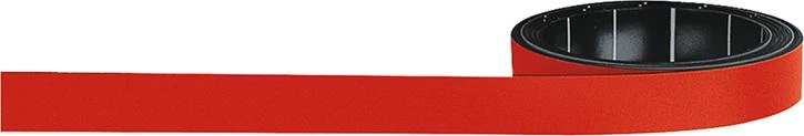 Bandes magnétiques Magnetoplan, ruban Magnetoflex rouge 10 mm x 1 m