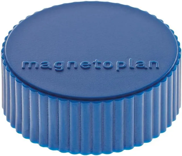 Magnetoplan, D34mm, VE 10 pièces, force d'adhérence 2000g, bleu foncé