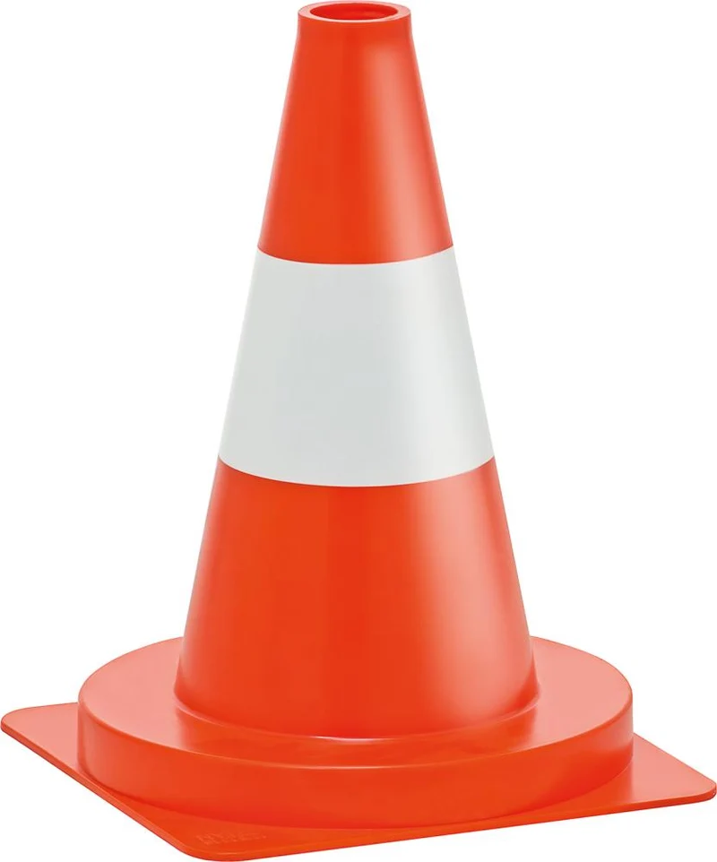 Cône de signalisation NEUTRE, PVC orange 320 mm