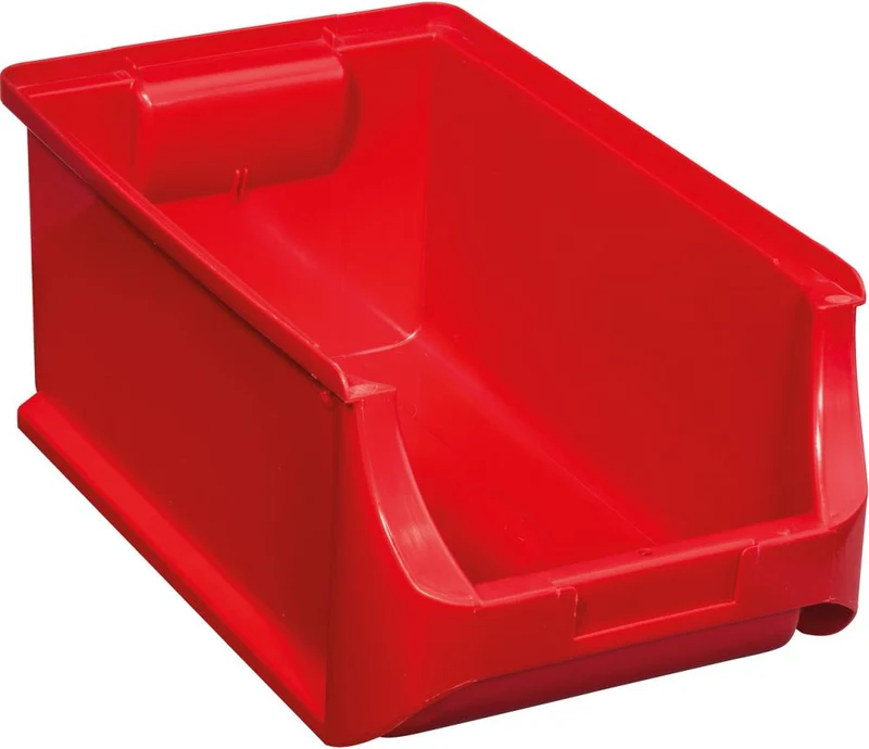Bac de stockage à vue PRECITOOL, Gr.4 L205xP355xH150 mm rouge allit