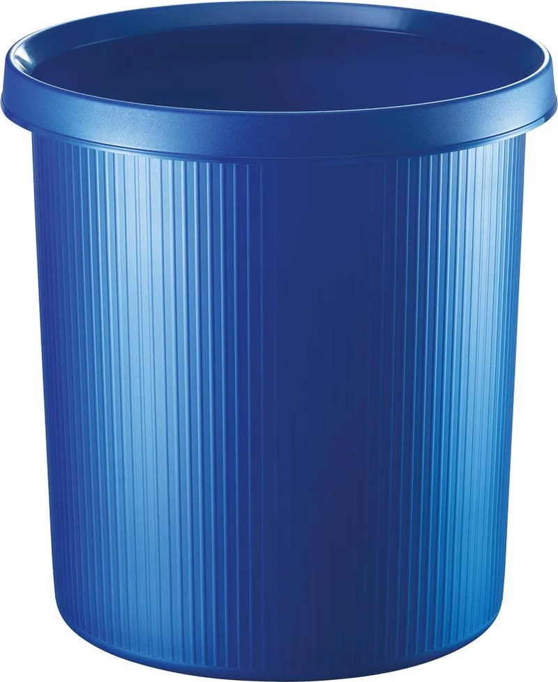Corbeille à papier PRECITOOL, 18 l 320 mm bleu helit