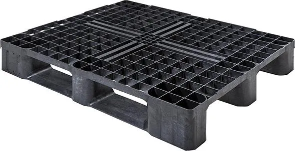 Palette en plastique NEUTRE, palette en plastique, ajourée 1200x1000x165mm, 1250kg UE 5 pièces