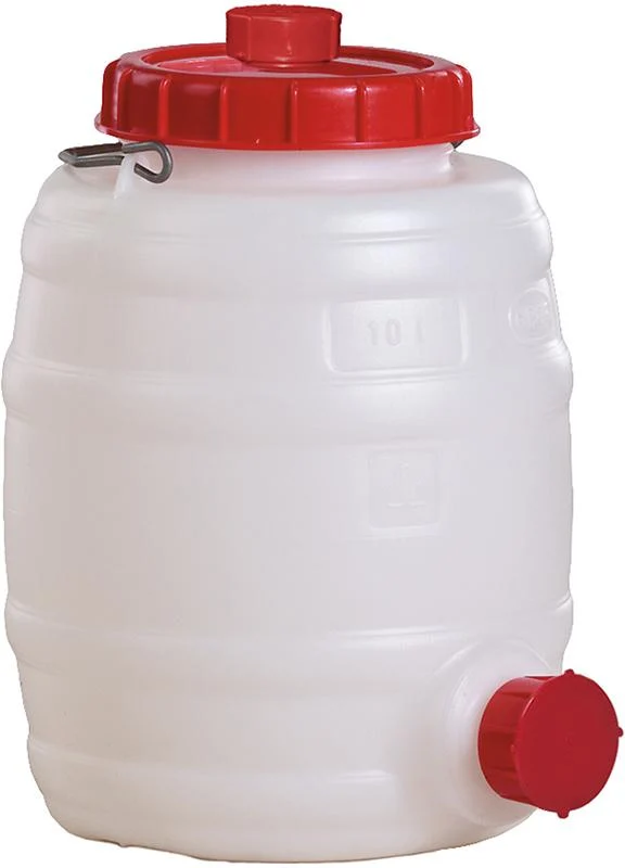 Fût NEUTRE, 10 l H 310 mm D 235 mm blanc