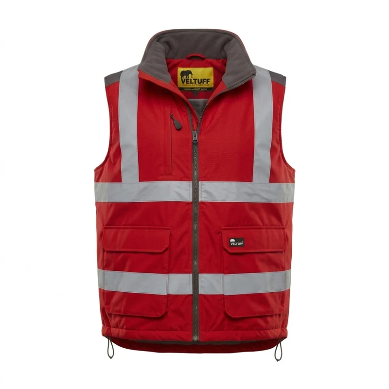 Red Reflex Hi-Vis Body Warmer