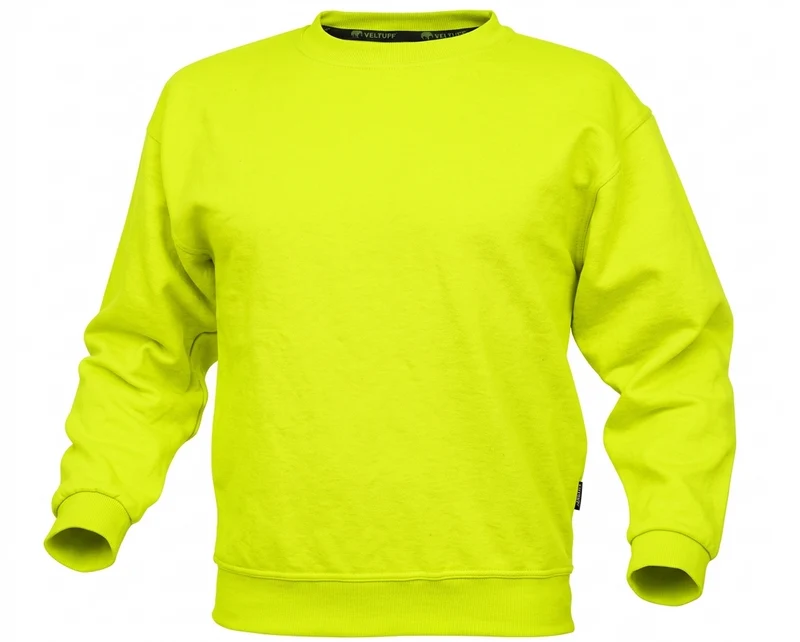 Work Sweatshirt Neon Yellow
