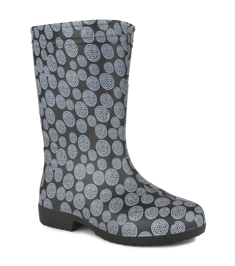 Park, Gris / Noir | Bottes de pluie 11'' en EVA pour femme | Léger