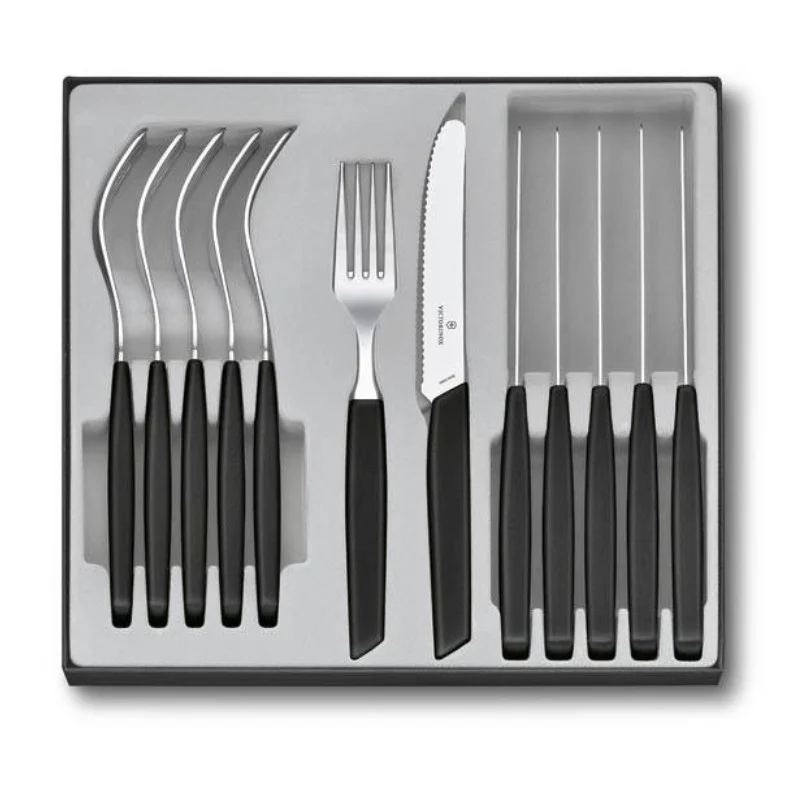 Ménagère Swiss Modern 12 Pièces Noir - VICTORINOX