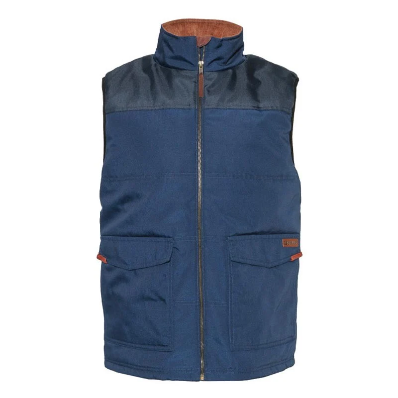 Gilet de Travail Homme Sans Manches Bleu - CATERPILLAR