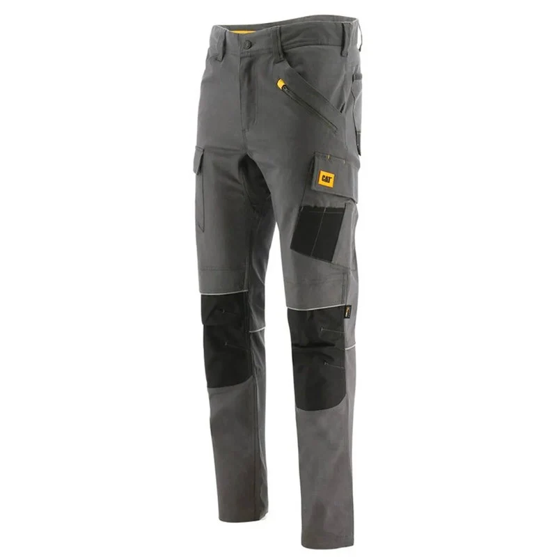 Pantalon de Travail Homme Trades Multipoches Gris - CATERPILLAR