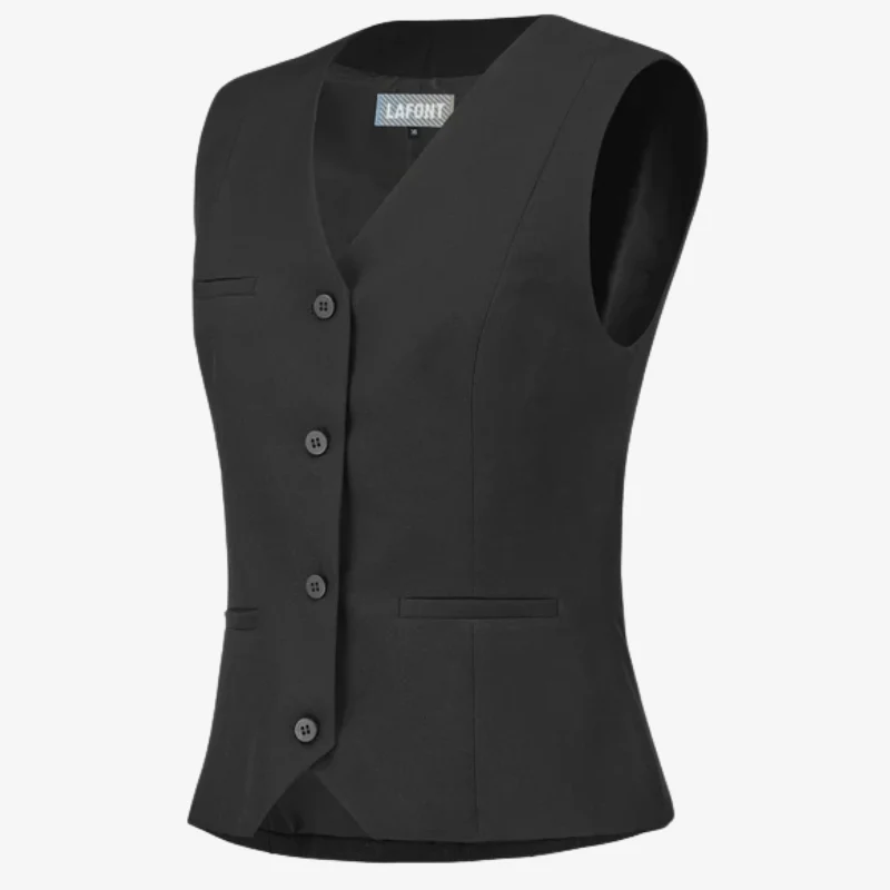 Gilet de Travail Femme Americano Noir - LAFONT SERVICE