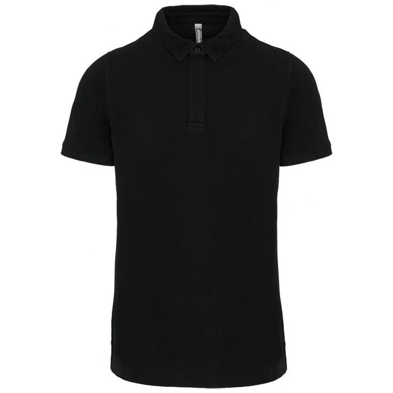 Polo de Travail Homme Manches Courtes Noir - TOPTEX