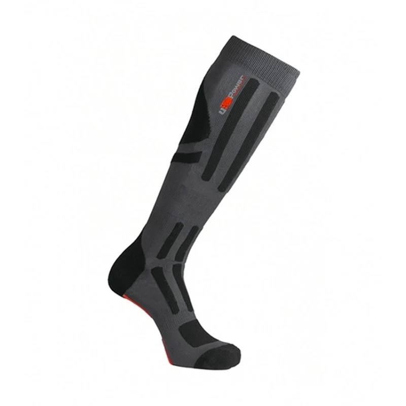 Chaussettes Hautes de Travail Gris Siberian - UPOWER