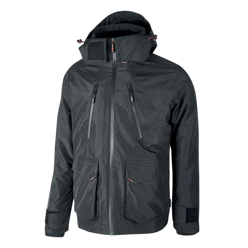 Parka Forex Homme Anti-Pluie Imperméable Gris - UPOWER