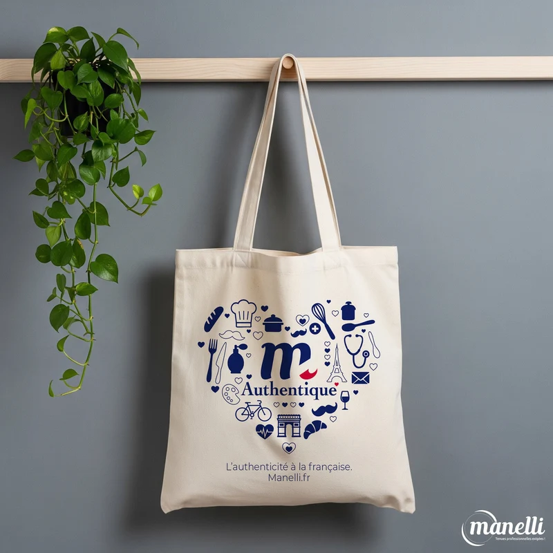 🎁 Tote Bag Made in France 100% Coton - MANELLI (100% off)