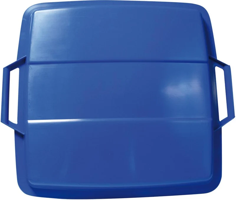Couvercle NEUTRE, 90 l bleu pour conteneur de transport