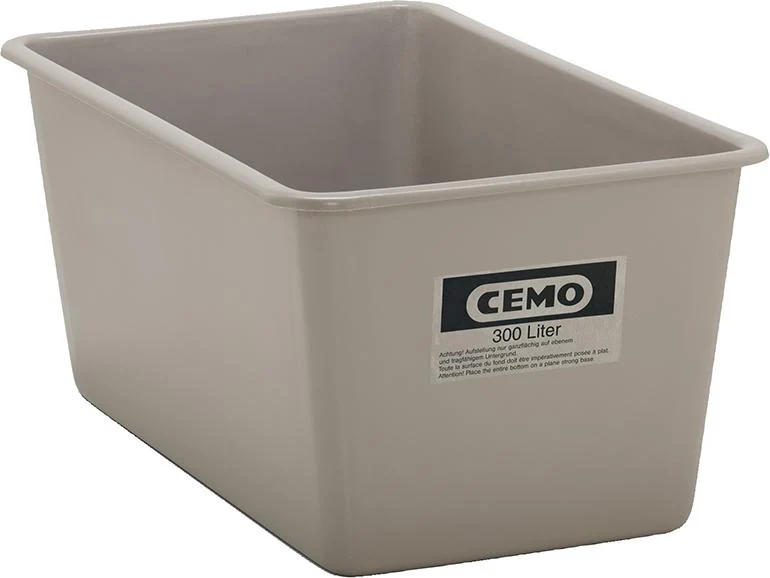 Récipient rectangulaire CEMO, 300 litres gris