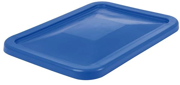 Couvercle NEUTRAL, pour bac à roulettes bleu 902x660mm