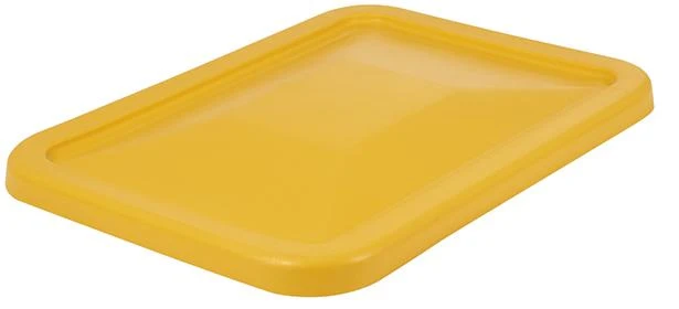 Couvercle NEUTRAL, pour bac à roulettes jaune 902x660mm