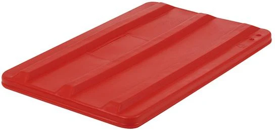 Couvercle NEUTRAL, pour bac à roulettes rouge 660x432mm