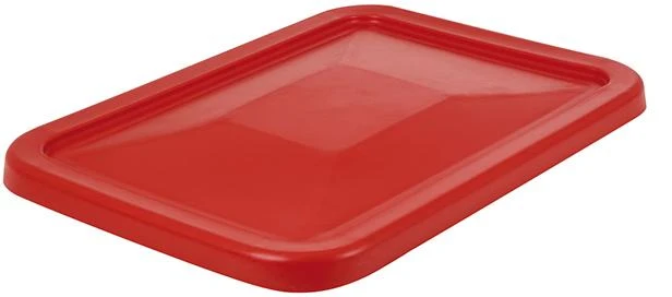 Couvercle NEUTRAL, pour bac à roulettes rouge 902x660mm