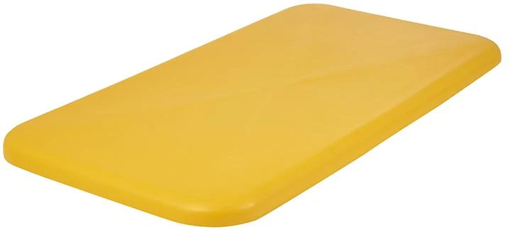 Couvercle NEUTRAL, pour bac à roulettes jaune 1308x699mm