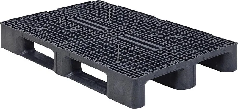 Palette en plastique NEUTRE, palette en plastique, ajourée 1200x800x156mm, 1750kg UE 5 pièces