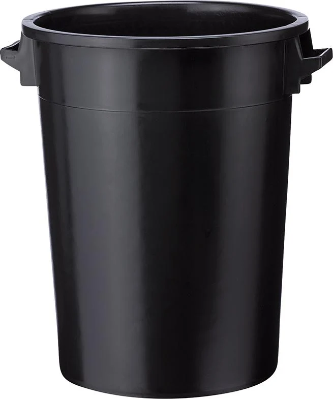 Tonneau en plastique NEUTRE, noir Contenu : 100 litres