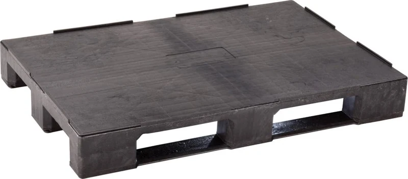 Demi-palette plastique NEUTRE, palette plastique, fermée 1200x800x150mm, paquet de 5