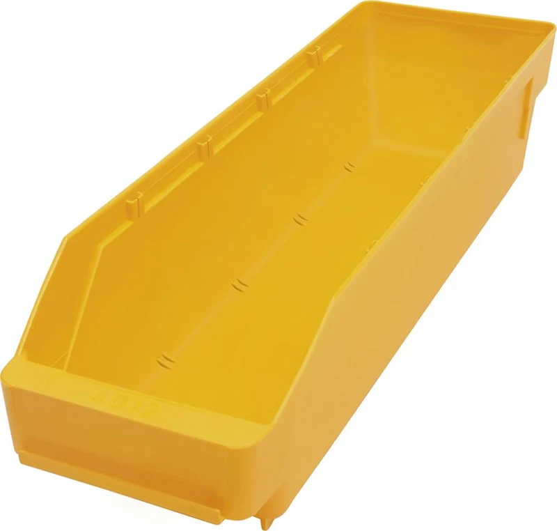 Boîte à petites pièces NEUTRE, L120xP400xH95 mm jaune