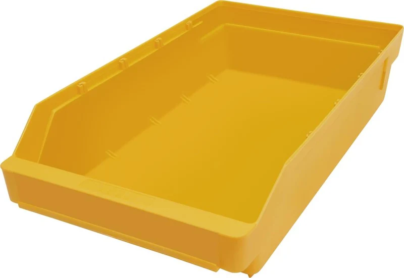 Boîte à petites pièces NEUTRE, L240xP400xH95 mm jaune
