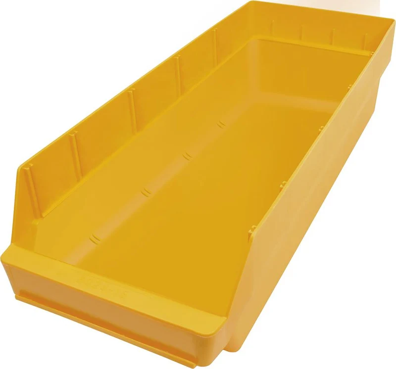 Boîte à petites pièces NEUTRE, L240xP600xH150 mm jaune