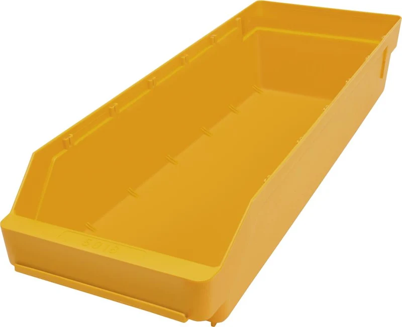 Boîte à petites pièces NEUTRE, L180xP500xH95 mm jaune