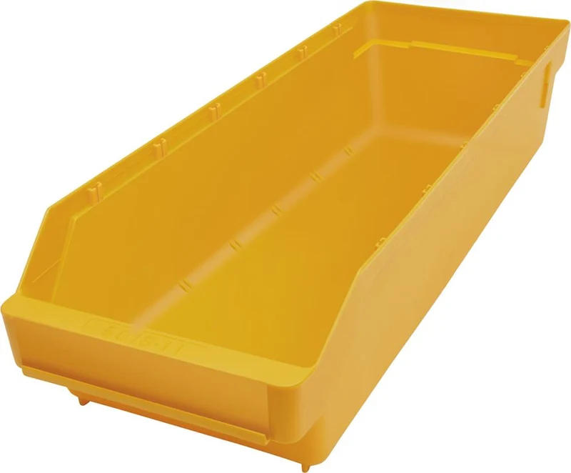 Boîte à petites pièces NEUTRE, L180xP500xH110 mm jaune