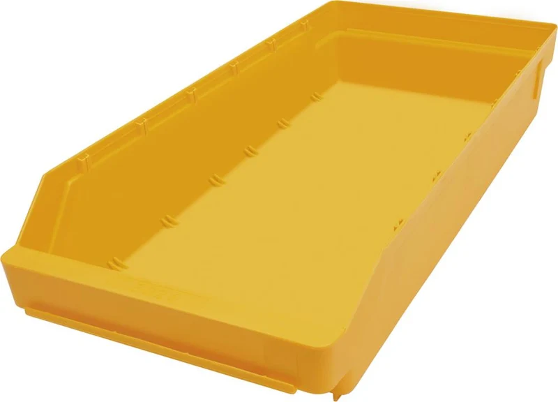 Boîte à petites pièces NEUTRE, L240xP500xH95 mm jaune