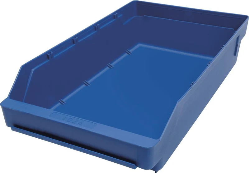 Boîte à petites pièces NEUTRE, B240xP400xH95 mm bleu