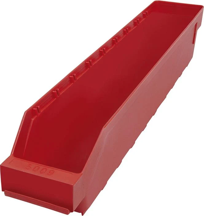 Boîte à petites pièces NEUTRE, L90xP500xH95 mm rouge