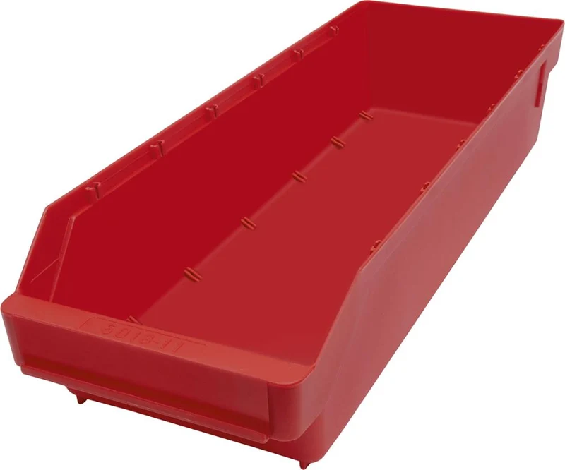 Boîte à petites pièces NEUTRE, L180xP500xH110 mm rouge