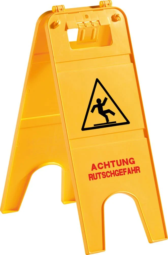 Plastique EVO PRODUCTS, panneau d'avertissement Attention : risque de glissade