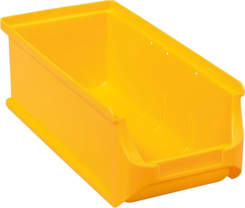 Bac de rangement ouvert PRECITOOL, taille 2L L102xP215xH75 mm jaune allit