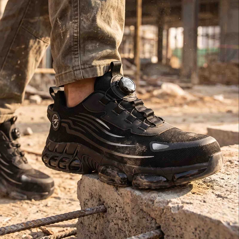 Defender Lockfeet® - Chaussure Antidérapante & Confortable pour Chantier & Travail Debout
