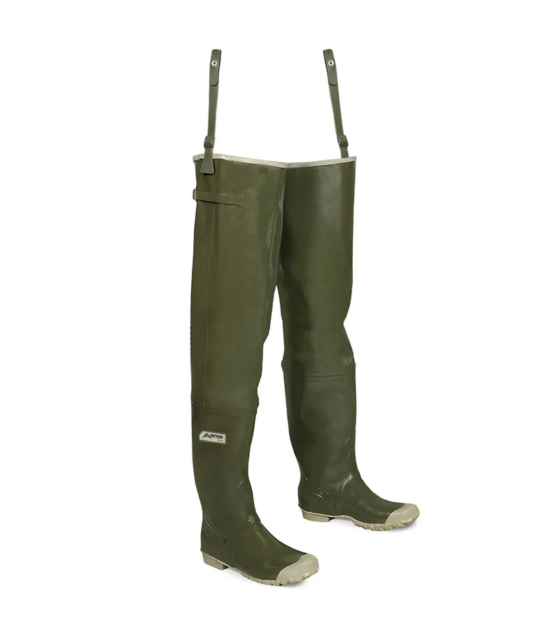 Brook, Vert | Bottes de pluie cuissardes 33" en caoutchouc naturel