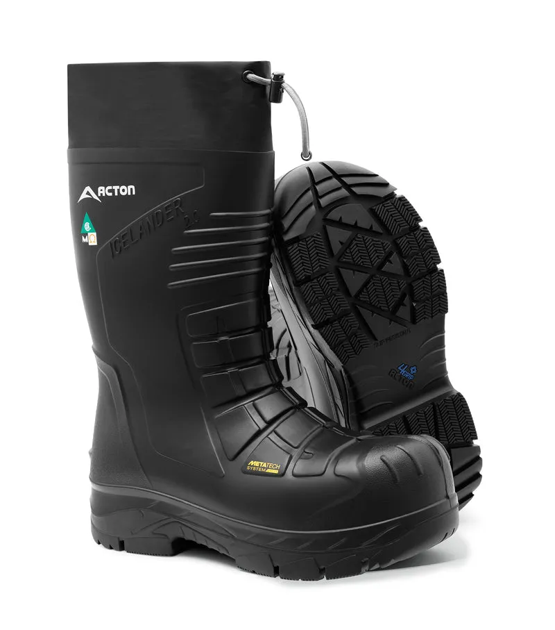 Icelander 2.0, Noir | Bottes travail isolées, protection métatarsienne