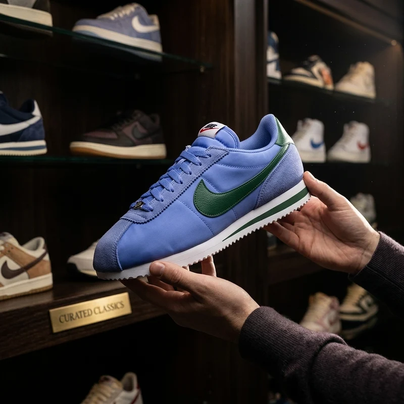 Nike Cortez TXT Blue Green