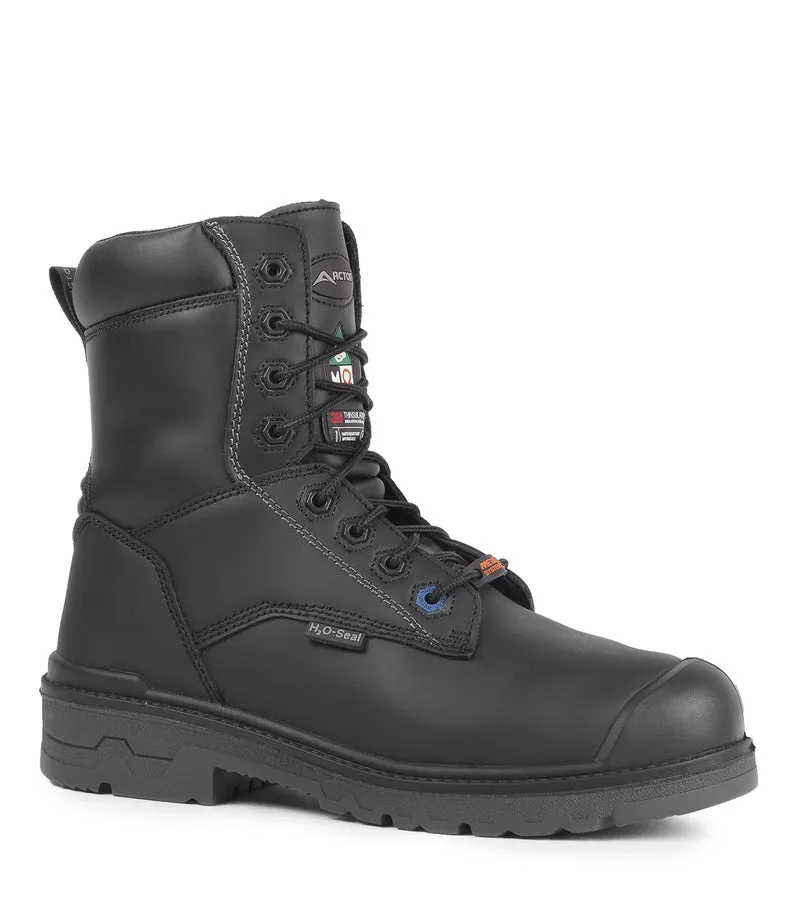 Progum-I-Met (Cuir), Noir | Bottes travail 8" protection métatarsienne
