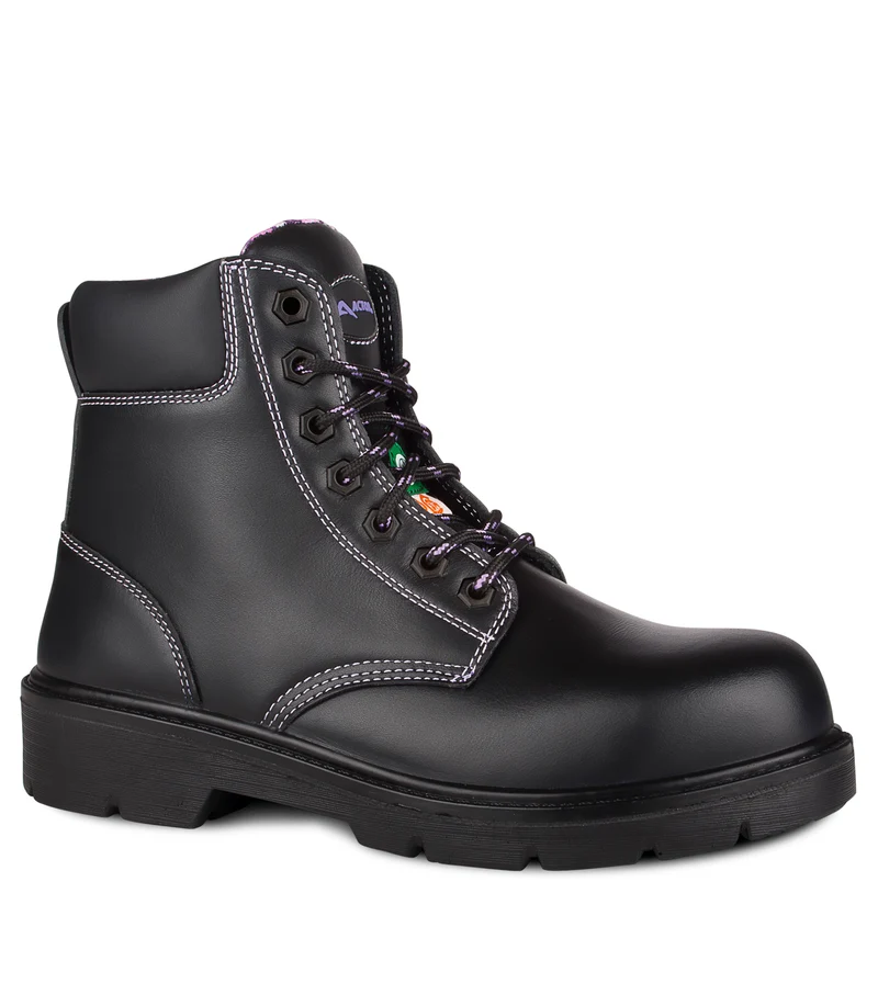 Prolady, Noir | Bottes de travail 5'' en cuir