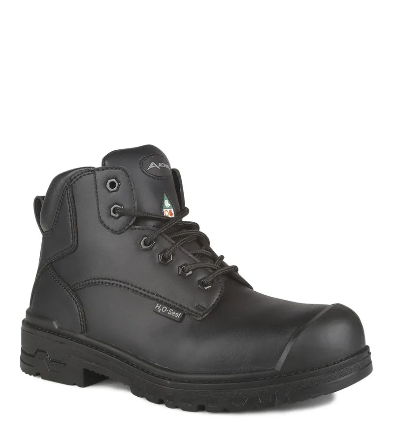 Profiber, Noir | Bottes de travail 6'' véganes en Microfibre